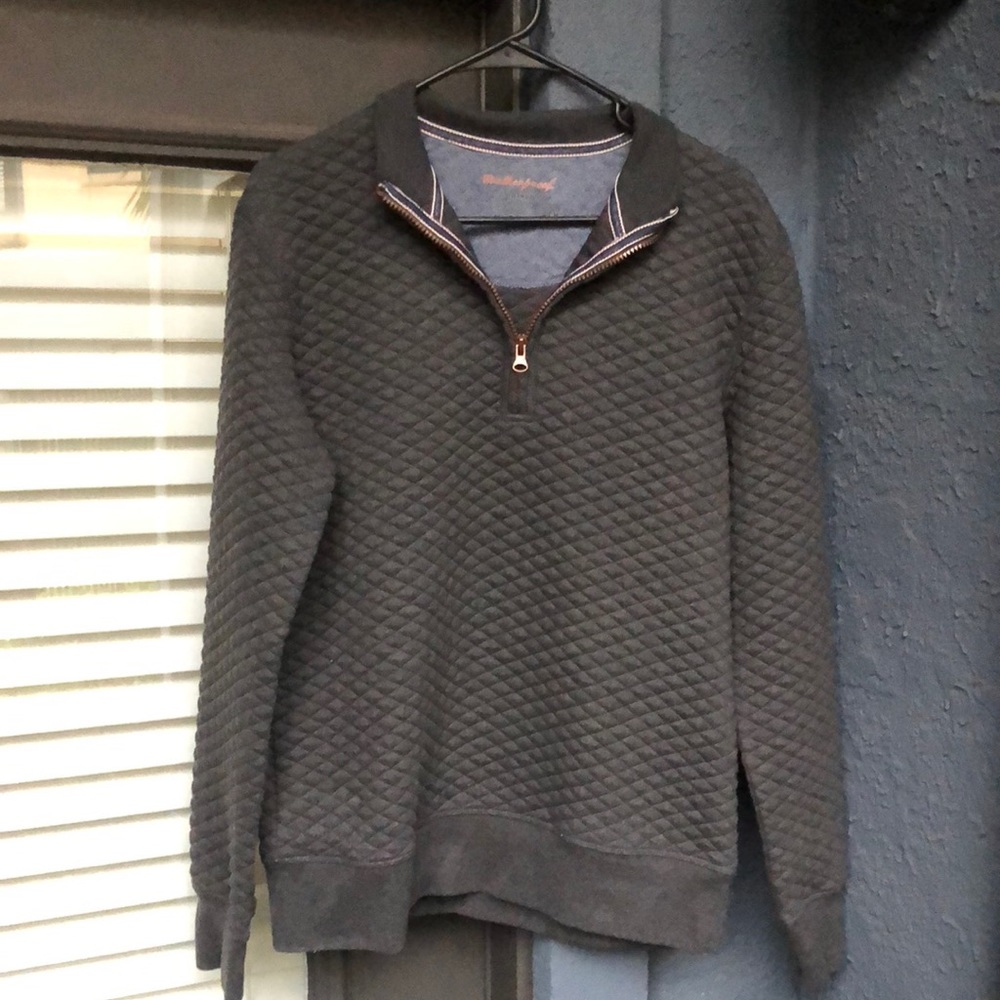 Gray Quarter Zip